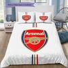 Arsenal Pattern Bedding Home Decoration Birthday Gift ( 1 Duvet Cover + 2 Pillowcase, Without Core),fan Merchandise.