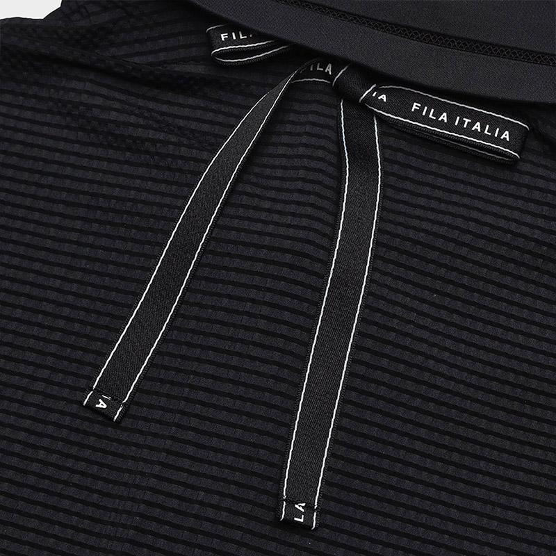 New FILA Polo Shirts Women's Black A11W425123FBK