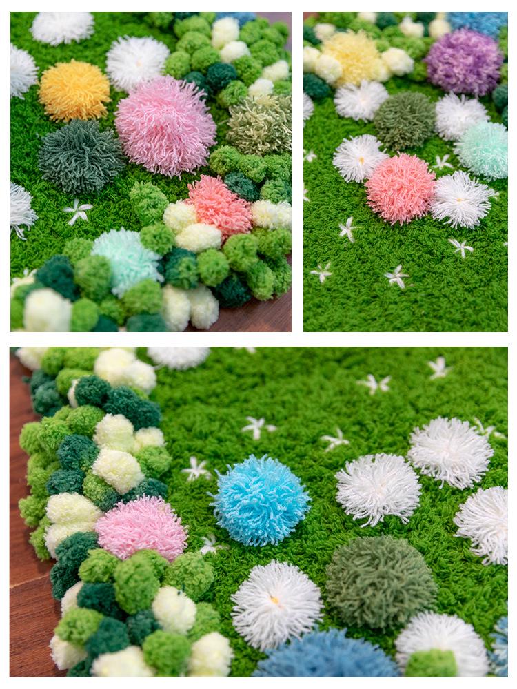 Moss Coaster Rug Kit: Beginner-Friendly Mori Style Doormat Gift Set