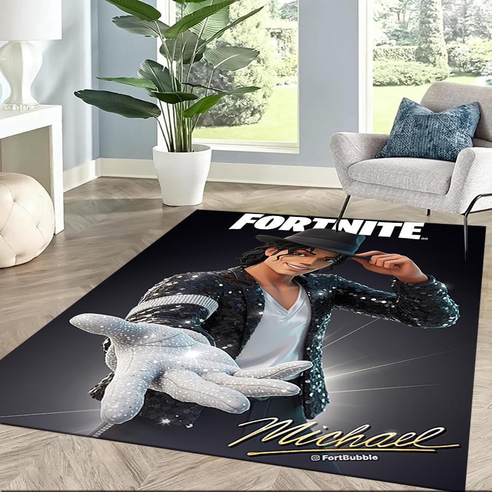 Michael Jackson 36 Floor Rug Office Rug Design for Study room Playrooms Living Rooms Game Room Anti-slip Rug Office home decor