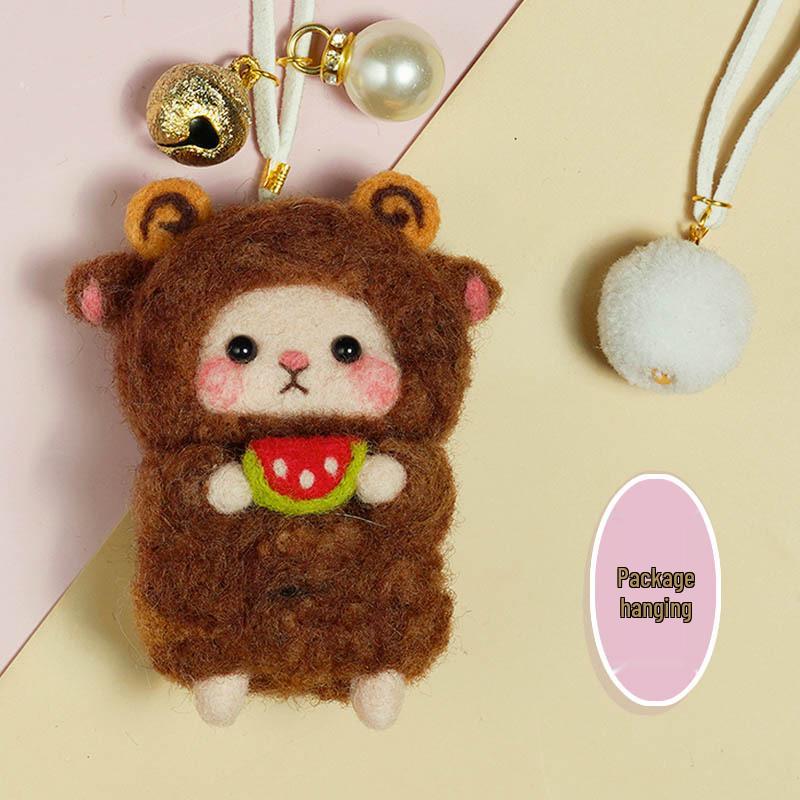 Kit Artizanal DIY Oaie din Pâslă de Lână - Ornament Handmade & Antistres