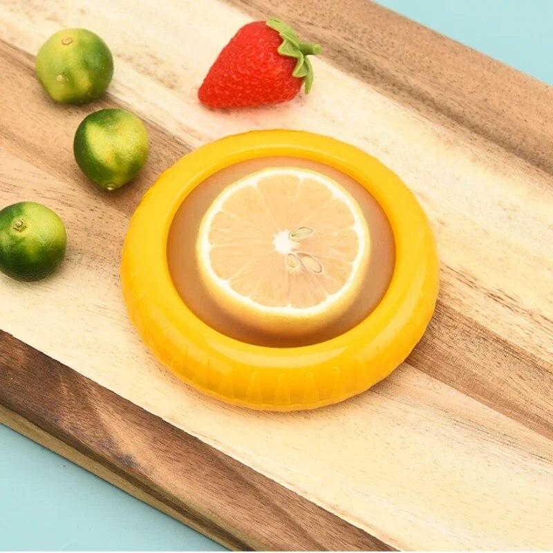 4er Set Silikon Obst-Gemse-Sparer  Frische Avocado Aufbewahrung & Zwiebel  Behlter Fr Den Khlschrank