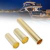 Drain Tube Plug Reinforced Brass Rustproof High Strength Transom Drain Tube for Splashwell Livewell