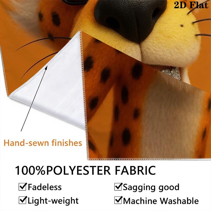 Chester Cheetah Wall Tapestry Aesthetic Wall Hanging Printed Fabric Blanket Decorative Tapestries for Bedroom Living Room Home Decor