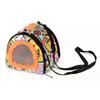 New Warm Travel Walking Small Animal Transport Vehicle Hamster Travel Bag Totoro Guinea Pig Rabbit Breathable Transport Cage