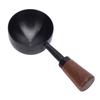 Coffee Scoop Vintage Bean Tea Measuring Spoon Retro 304 Stainless Steel Short Wooden Handle Kitchen Utensil for Serving