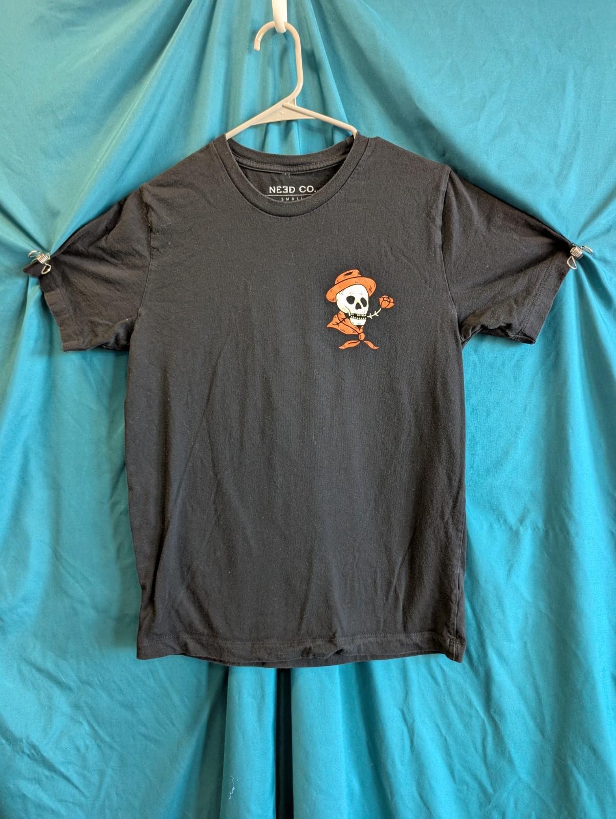 Needtobreathe Band Tee ~ Skeleton Rock & Roll Shirt NE3D CO ~ Size Small S разноцветный
