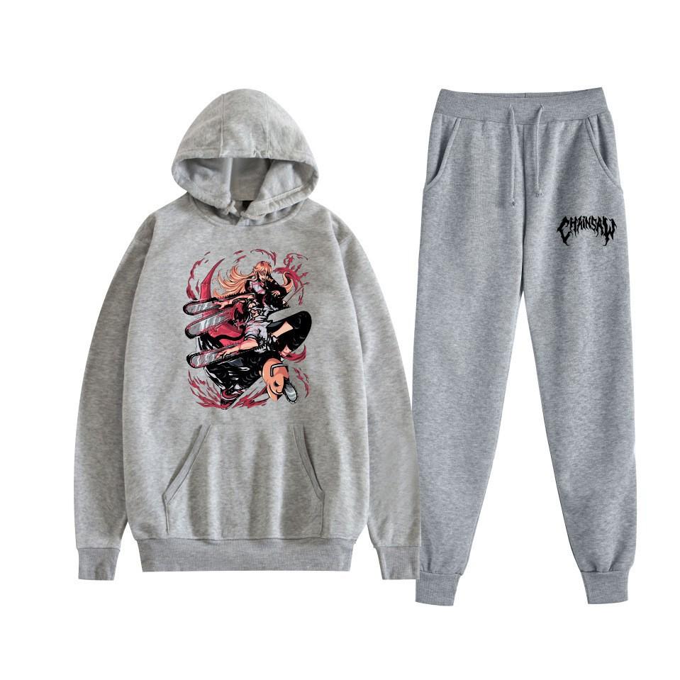 Chainsaw Man Chainsaw Man Anime Loose Hooded Sweater Set Hoodie Spot