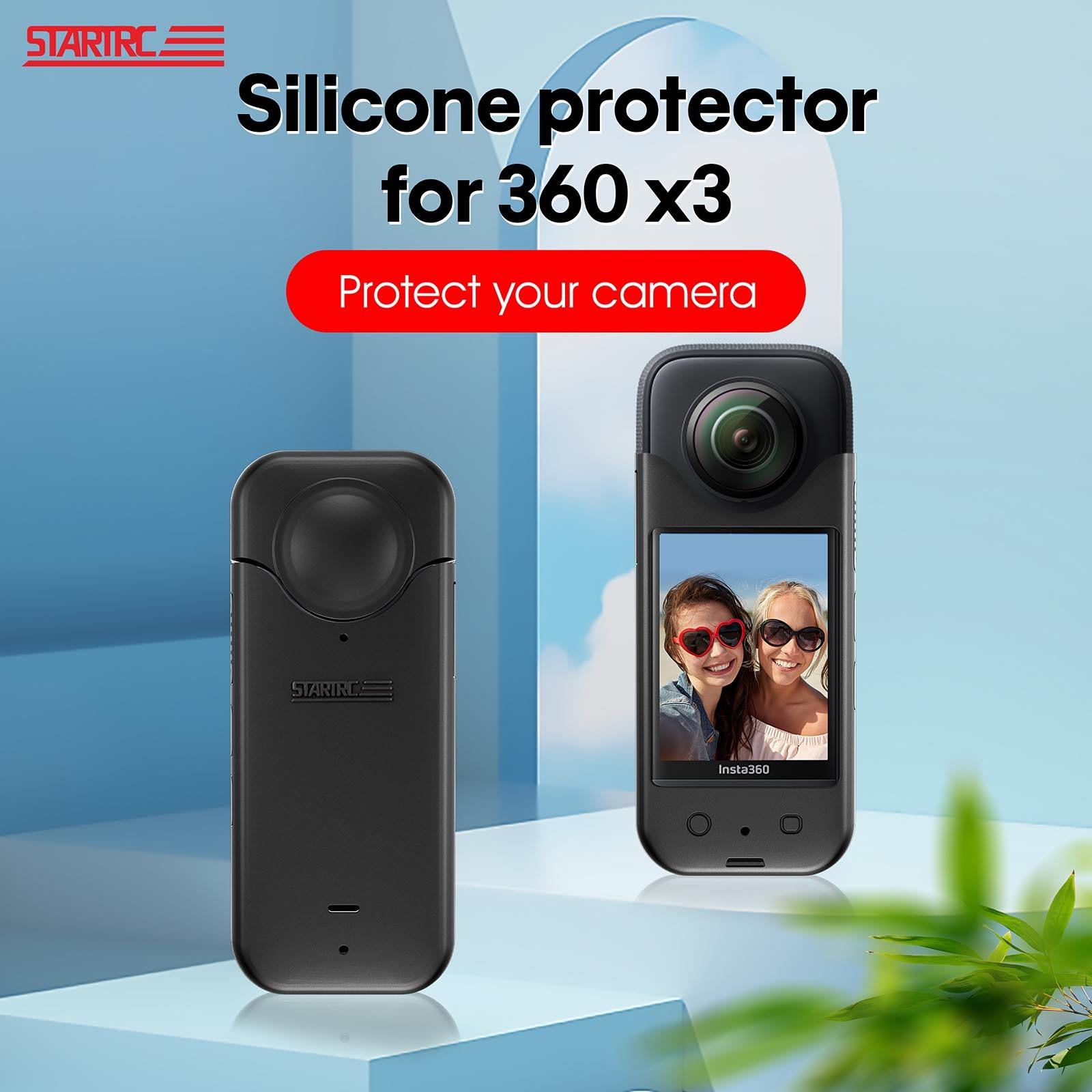 

Мини-футляр для хранения Sagit для Insta 360 ONE X3, защитная сумка, силиконовый чехол, защита объектива, панорамная камера, портативный аксессуар