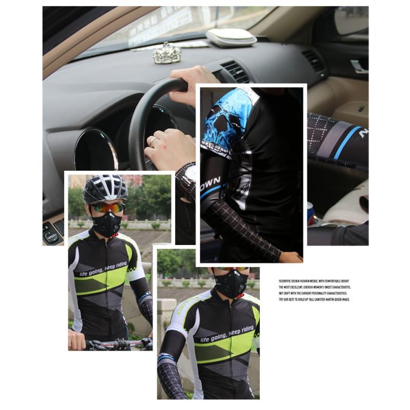 XINTOWN Cycling Sun Sleeves Outdoor Ice Silk Arm Fishing Running