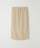 Button Banding Midi Skirt (Butter)