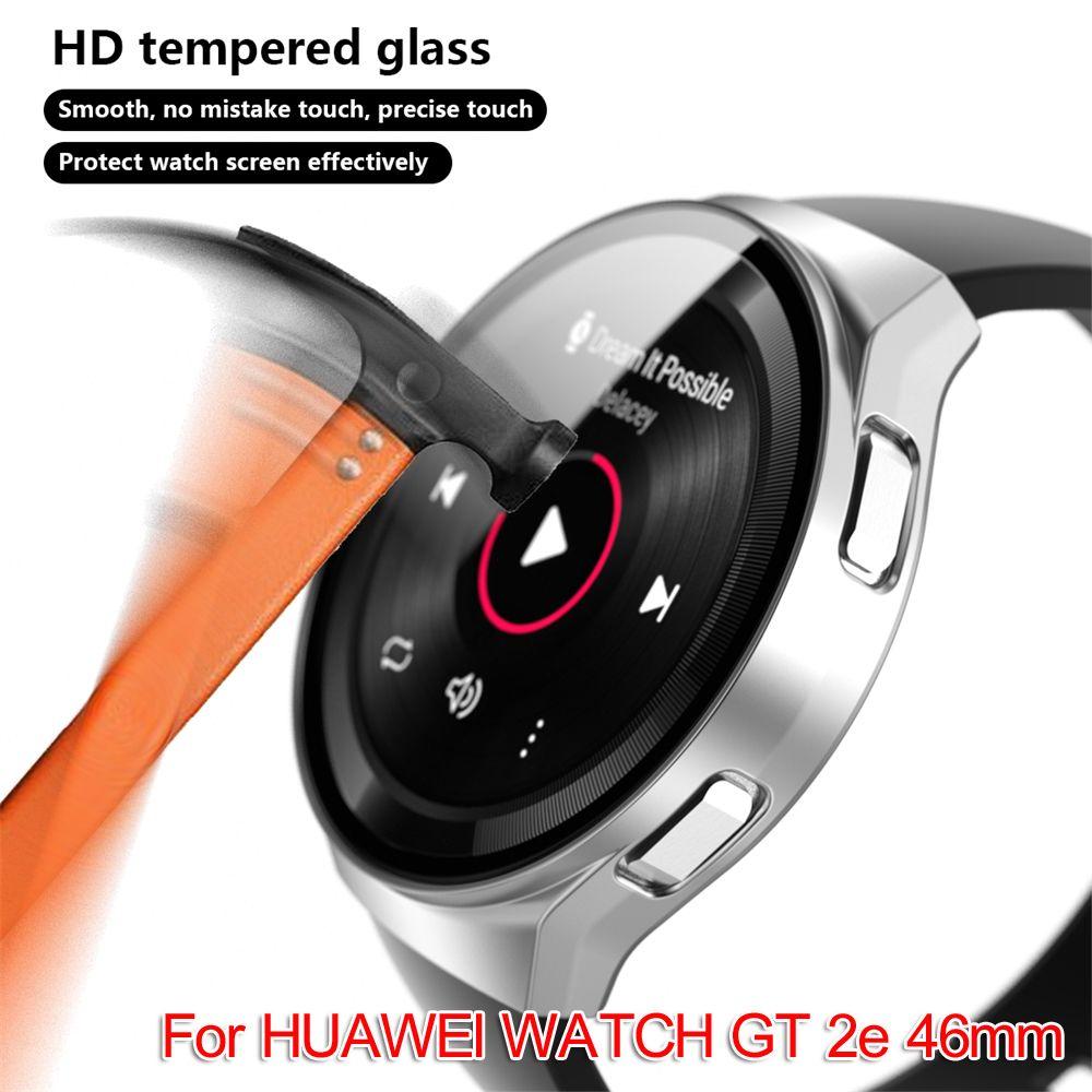 

Wristbands Slim Protective Shell 9H Tempered Glass Full Cover Screen Protector Matte Hard PC Case