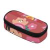 Pencil Case High Capacity 300D Polyester Zipper Closure with Main Pocket Mesh Layer and Removable Pen Divider for Classroom Use
