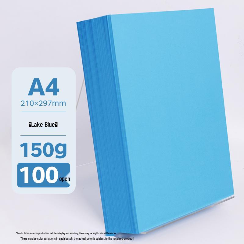 A4 Assorted Color Thickened Origami Paper 80g/120g/150g - Pink, Red, Blue