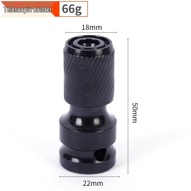 Telescopic Spring Sleeve Hex Socket Adapter for Electric and Air Wrenches