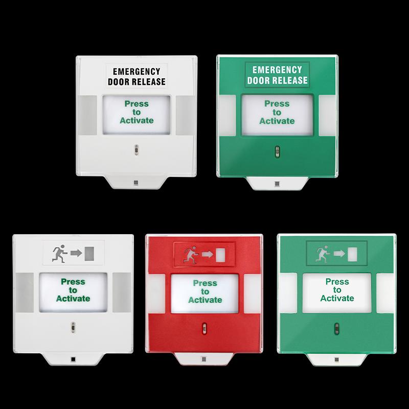 Not-Glasbruch- und Reset-Knopfpanel für Türzugangskontrolle