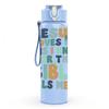 1PC Jesus The Lion Tells Me So Quote Print 750ml Color Plastic Sports Water Bottle Leakproof Flip Straw Lid Suitable for Sports Office Home Use