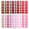 Zhengxiang Japanese Style UV Gel Nail Stickers - Solid Color, Semi-Cured, Popular Light Curing Design