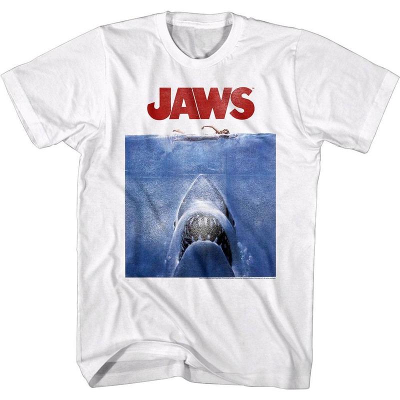 Jaws Deep Blue Poster Unisex T-Shirt