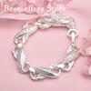 925 Sterling Silver 8-inch Chinese Loong Chain Bracelet Fashion Accessories Wedding Jewelry for Men and Women's Party
