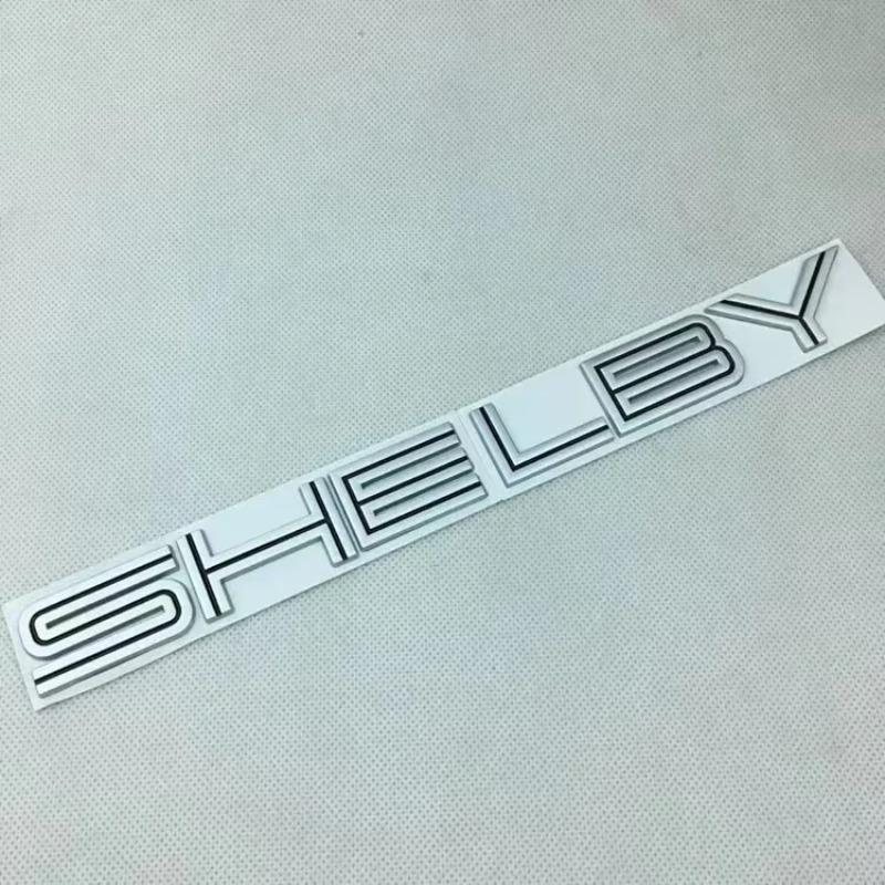 1 ks Vhodné pro Mustang Shelby Logo na kapotu Cobra GT Modifikovaný personalizovaný 3D nálepka Znak Shelby Odznak Nálepka