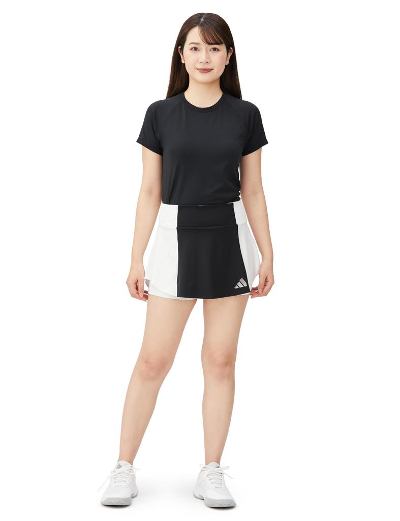 Tenisová prémiová sukně IKL74 [Adidas] Dámská černá/bílá (IL7375) J/XL