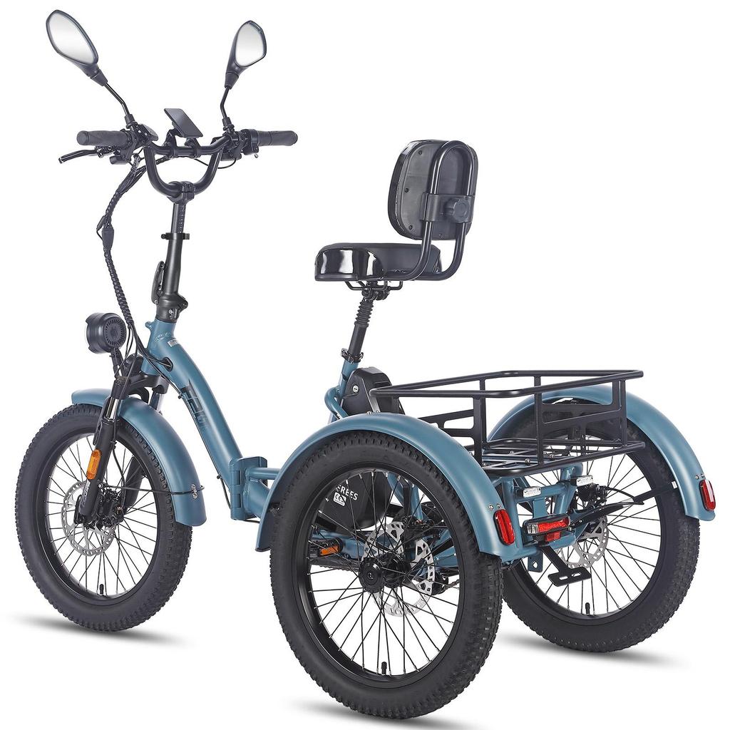 Electric Freight Bike Fafrees F20 Mate 750W Peak Motor 20" Fat Tire 48V 23.45AH Hydraulic Disc Brakes Max Load 180Kg LCD Display