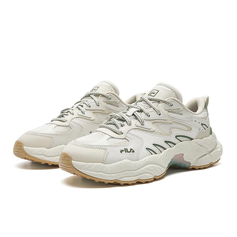 FILA Fern Versatile Comfortable Low-Top Dad Shoes Men sneaker Light-Green F12M531141F-SB