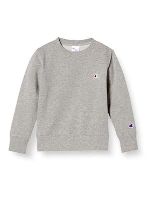 Sweatshirt One Point Logo Sweatshirt Kinder Langarm 100% Baumwolle COTTON USA One Point Logo Stickerei Rundhals Sweatshirt Basic