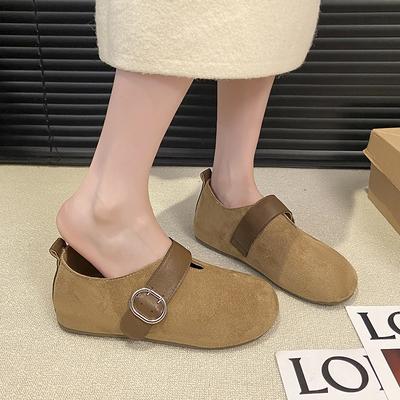 French Retro New Chinese Single Shoes with Skirt Mary Jane Shoes Ballet Shoes Autumn Soft-soled Women's Shoes Flat Shoes
