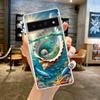 Phone Case Cover for Google Pixel 9 8 7 6 5 4 4XL 7A 6A 5A 4A 3A Pro XL 5G Transparent Soft TPU Shell Ocean Life Theme Pattern