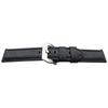 Watch Bracelet - MY-MONTRE - Officine Panerai - 24mm - Semi-gloss Calfskin - Black - Brushed Stainless Steel Buckle