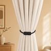 Magnetic Curtain Tiebacks, Modern Simple Rope Curtain Tie Backs, Decorative Drapes Weave Holdbacks for Home Bedroom Office Curtain