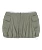 Podeowedeo Pocket Balloon Mini Skirt (Khaki)