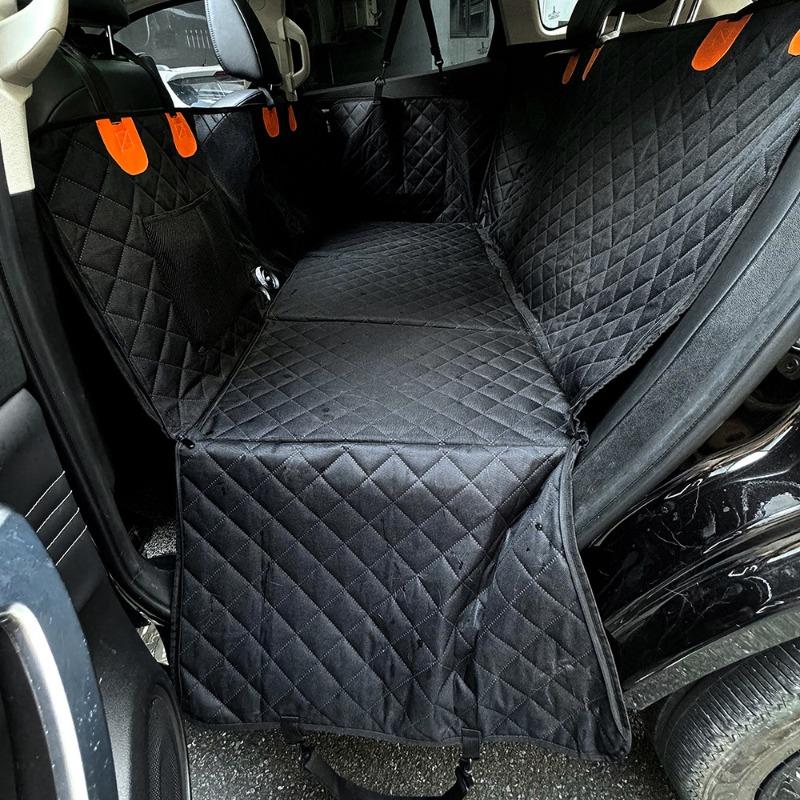 Waterproof Dog Car Seat Cover, Pet Travel Hammock, Rear Back Seat Protector Mat, Safety Carrier for Dogs