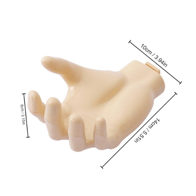 Creative Headphone Storage Rack Palm-Shaped Punch-Free Traceless Hook Home Wall Storage Key Hook Wall Entrance Decoration