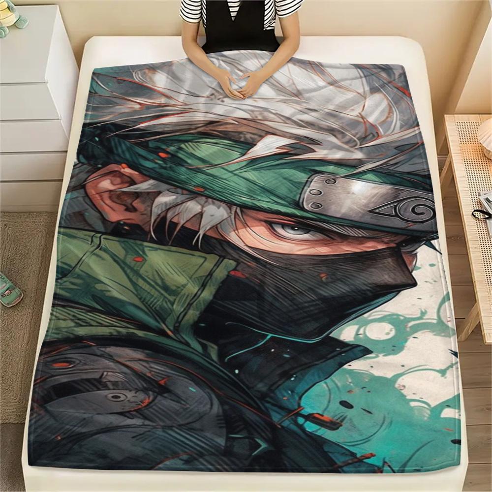 Kakashi Hatake Printed Blanket with Warm Feeling, Blanket Suitable for Sofa, Bed, Chair, Bedroom, Picnic and Travel.-TING