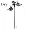 Automatic Dusk to Dawn Lighting Solar Watering Can Lantern, Metal Fairy Garden Light, Outdoor Patio Path Decor Waterproof Stake Light for Lawn