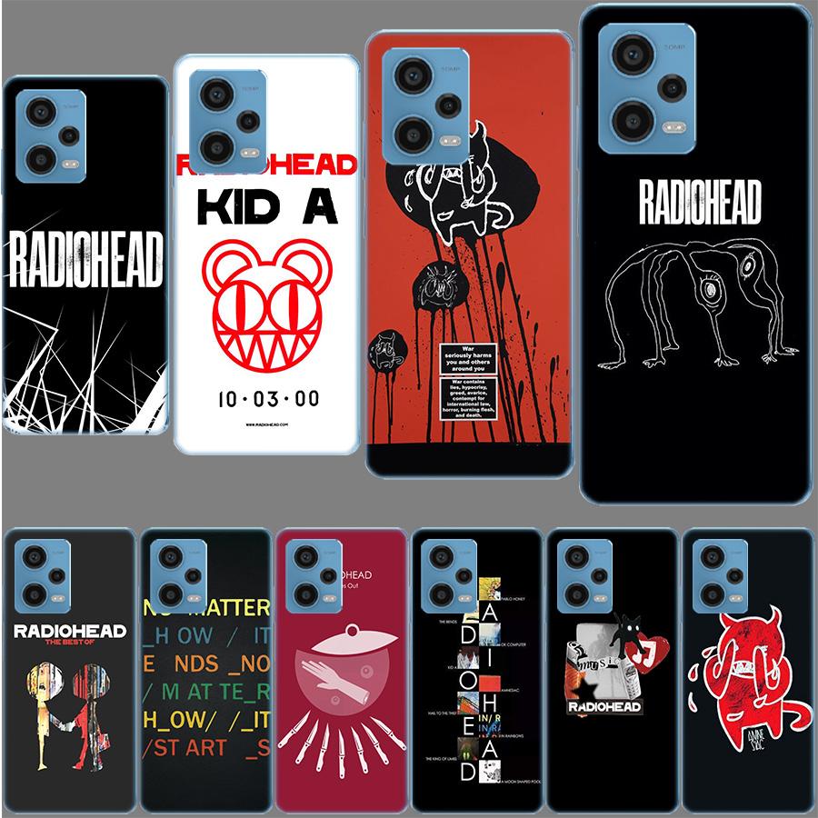 Bnad R-Radiohead Phone Case For Redmi Note 13 12 14 15 Pro Plus 13R 11 11T 11E 11S 10 Pro 10S 9 9S Cover Cell Clear TPU Capa Cas