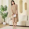 Coral Fleece Sleep Gown For Women With Thick Warmth For Winter Home Comfort