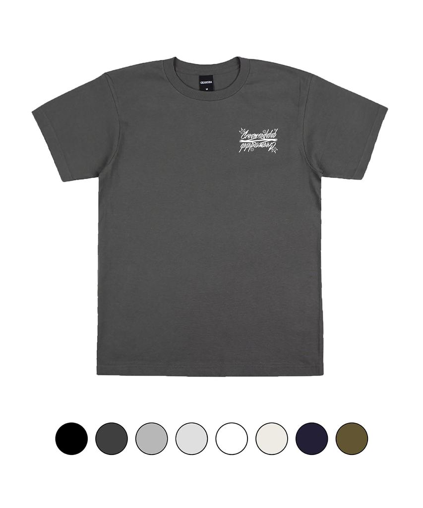CREAM SODA LAB Crsdel Happy Language Short Sleeve T-Shirt (Type B)