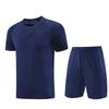 Mens Quick-Dry Sport Set Running Gym Training Short Sleeve Top Shorts Breathable Athletic Wear
