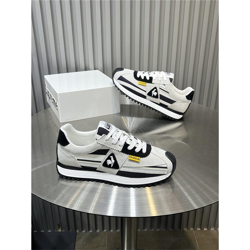 Summer new color matching breathable canvas board shoes trendy lightweight soft sole sports and leisure kl