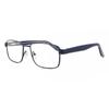 Full Rim Rectangle Matte Blue Smartbuy Collection Millow 885a Fashion Men Eyeglasses