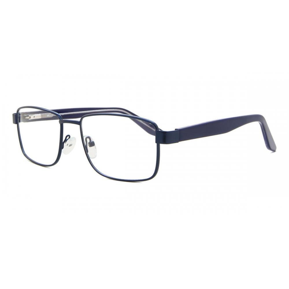 Full Rim Rectangle Matte Blue Smartbuy Collection Millow 885a Fashion Men Eyeglasses