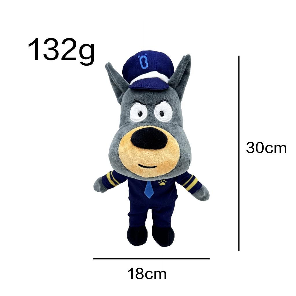 Plush Sheriff Labrador Toy Childern Doll Gift Home Decoration Presents Kids