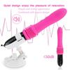 Teleskop-Vibrator, automatisches Auf-Ab-Massagegerät, G-Punkt-Stoßmassagegerät, einziehbare Muschi-Vibration, großes Sexspielzeug für Frauen