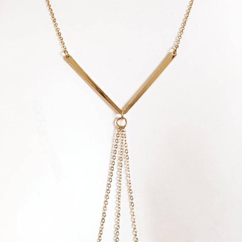 Elegant Body Chains Enhancing Female Curves Alloy Chest Harnesses Jewelry Ideal For Pool Parties And Beach Event Stylish Accessory