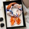 Premium French Headband Streamer Spring and Summer Elegant Versatile Square Scarf Suit Shirt with Fashion Scarf Silk Scarf