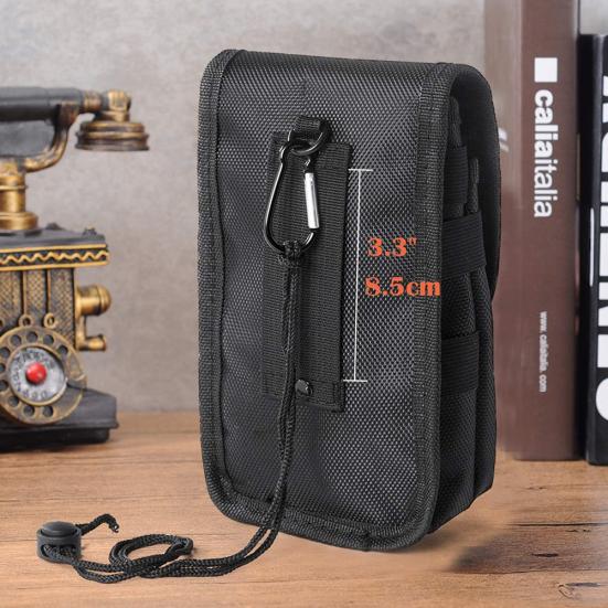 Unisex Multi Pockets Phone Holder Belt Waist Bag Fanny Pack with